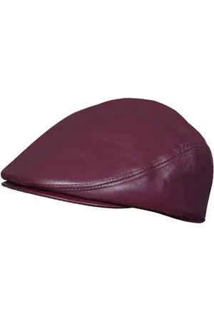 Infinity Peaky Blinders Newsboy-Flachhut aus Leder für Herren
