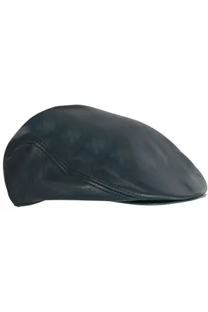 Infinity Peaky Blinders Newsboy-Flachhut aus Leder für Herren