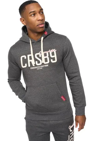 Crosshatch "Ellsworth" Kapuzenpullover für Herren ( -Mergel)