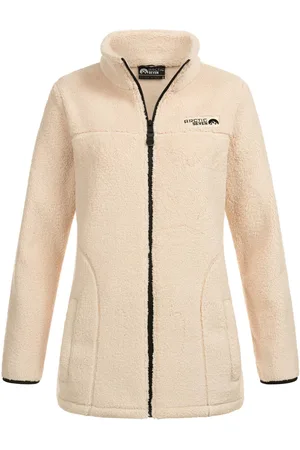 Arctic Damen Sherpa Fleecejacke – Wärmende Outdoorjacke mit Zipper –