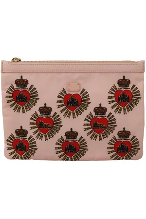 Dolce & Gabbana Sizilien Kosmetiktasche mit Herzdruck