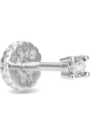 Luxenter Piercing , Dali 925 Sterling und rhodinierter Brillant Zirkonia