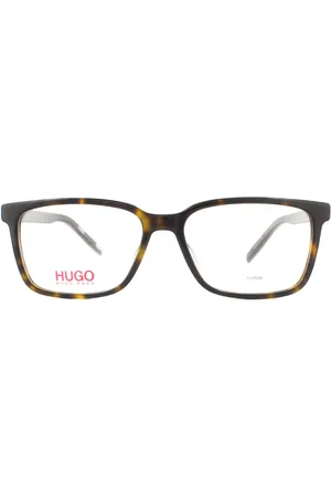 HUGO BOSS Hugo by Rechteckige Herrenbrille Dunkel Havanna