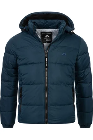 Arctic Herren Winter Steppjacke Navy