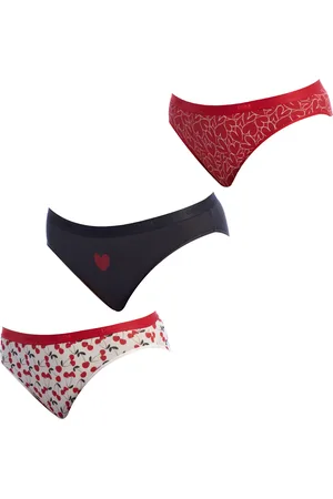 Dim 3er-Pack Slips aus Stretch-Baumwolle D4C17 für Damen