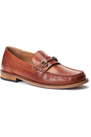 Base London Madison Leder Herren braune Slipper