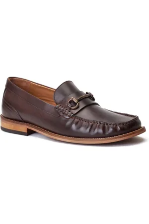 Base London Madison Herren Mokassins aus gebranntem Tan-Leder