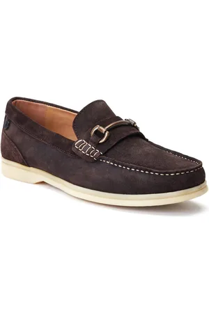 Base London Snapper Herrenschuhe aus gebranntem braunem Leder