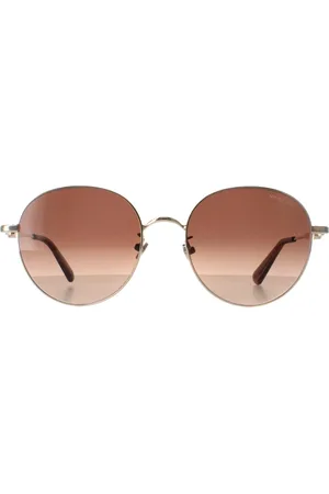 Moncler ML0233-K 32F goldbraune Sonnenbrille mit Farbverlauf