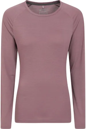 Mountain Warehouse Womens/Ladies Quick Dry Langarm-Top (Violett)