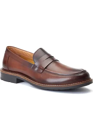 Base London Ivey Herrenschuhe aus gebranntem braunem Leder