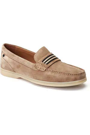 Base London Drum Leder Herren Sand Loafers