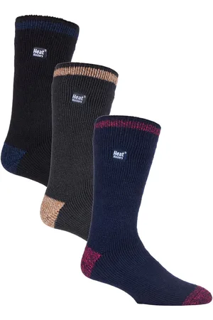 Heat Holders 3er-Pack Multipack Herren Isolierte Thermosocken für den Winter - Block Twist
