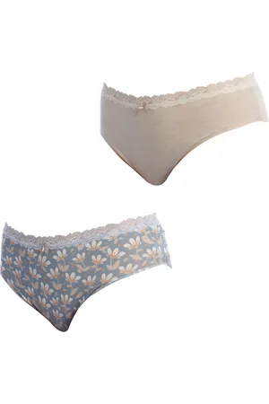 Janira Pack-2 Brislip Coquettes Baumwollhöschen 1032252 für Damen