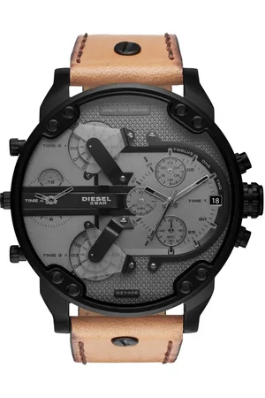 Diesel DZ7406 Mr. Daddy 2.0 Chronograph Braunes Leder Herrenuhr
