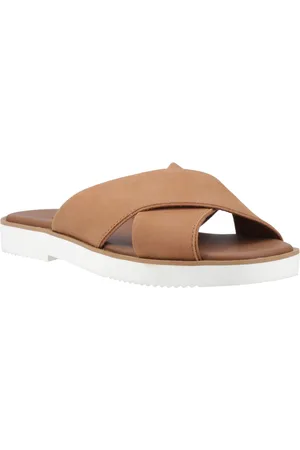 TOMS Mae Crossover Damen Ledersandalen in
