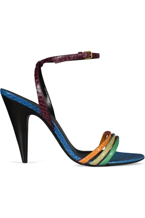 Saint Laurent Liya Sandalen Multi-Schieber