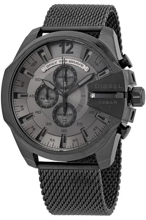 Diesel DZ4527 Mega Chief Chronograph Gunmetal Edelstahl Herrenuhr