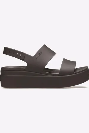 Crocs Brooklyn Niedrige Keil Plateau Sandalen