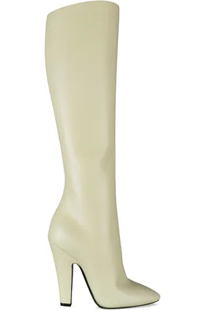Saint Laurent Stiefel 68 Beige