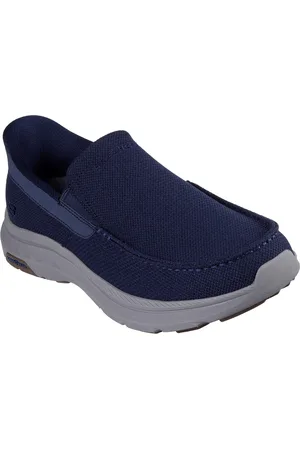 Skechers Pollard Wilfred Herren Navy Loafer aus Textil
