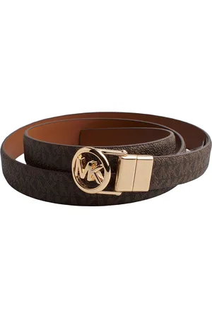 Michael Kors Beidseitig tragbarer dünner Ledergürtel 559063T für Frauen