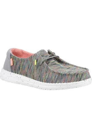 Hey dude Wendy Sox Polyester/Baumwolle/Elasthan Damen Pfauenrosa Loafers