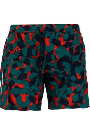 Bikkembergs Herren Strand Boxer Medium Boardshort Fantasy