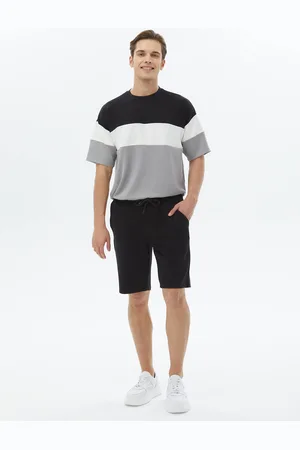 Kip Schlicht gestrickte, lässige Bermuda mit Jogging-Passform
