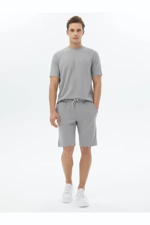 Kip Schlicht gestrickte, lässige Bermuda mit Jogging-Passform