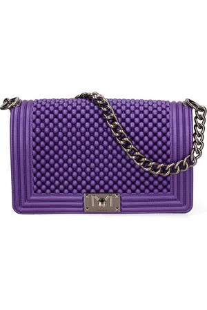 MARC ELLIS Handtasche Frauen PURPLE AND SILVER