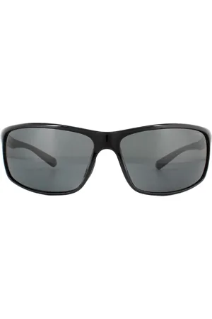 Polaroid Sport Wrap Mens Grau Polarisierte Sonnenbrille