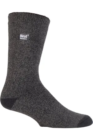 Heat Holders Lite - 3 Paar Multipack Herren isolierte thermische Socken für den Winter | dünne & warme Socken für Kleid Socken - Charcoal
