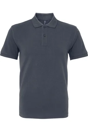 Asquith Herren Bio-Poloshirt in klassischer Passform (Graphit)