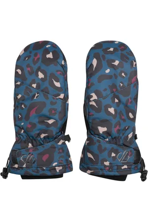 Dare 2B Damen Tierprint - Skihandschuhe "Dignity II" Wasserfest (Dunkel-Jeansblau)