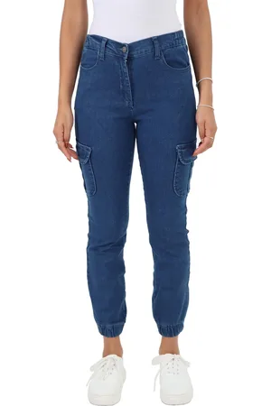 MYT Damen-Jeans mit seitlichem elastischem Bund und Bündchen in