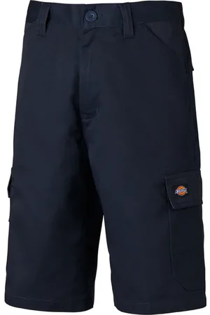 Dickies Herren Alltag Polycotton Knopf Arbeits Cargo Shorts in Marineblau