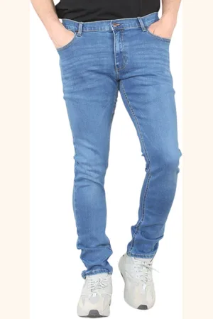 MYT Herren Skinny Fit Jeans Stretch Denim in Mittelblau