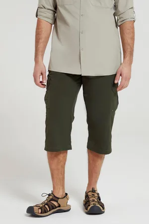 Mountain Warehouse "Explore" 3/4 Shorts für Herren (Khakigrün)