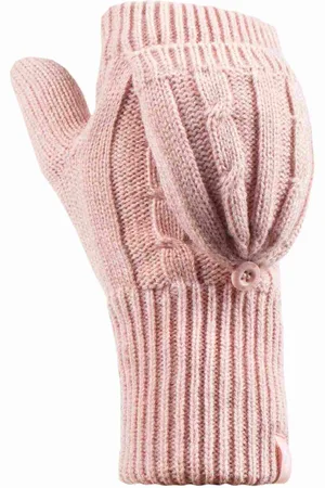 Heat Holders Damen Kabelstrick 2.3 Tog Thermo Winter Fingerlose Umwandlungshandschuhe