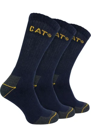 Caterpillar Herren 3er-Pack Real Work Socken mit gepolstertem Fersen- und Zehenbereich