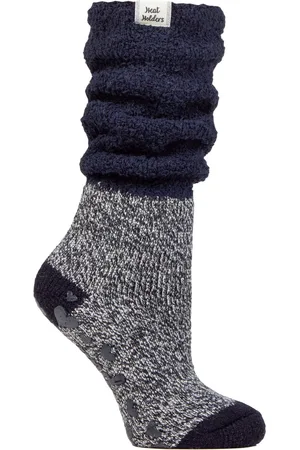 Heat Holders Damen Flauschige Schlappe Top Anti-Rutsch Thermo Bett-Socken