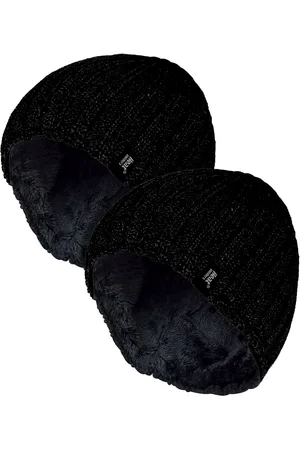 Heat Holders Herren Chunky Weicher Winter Ribbed Hut - 2er Pack