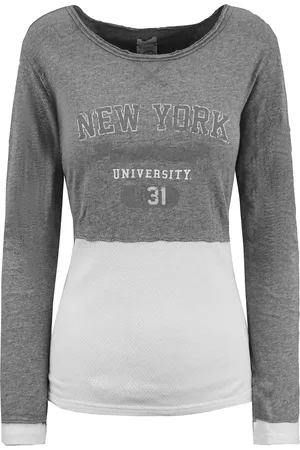 Champion University Apparel Damen-Oberteil, Grau