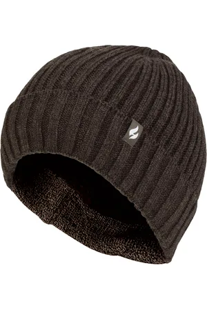 Heat Holders Herren 3,6 TOG Fleecegefütterte Thermobeanie mit umschlagbarem Saum für den Winter