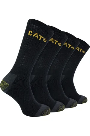 Caterpillar Herren 4er-Pack Premium Baumwoll-Arbeitsstrümpfe