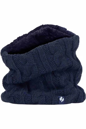 Heat Holders Damen Kabelstrick Winterfleece gefütterter thermischer Nackenwärmer