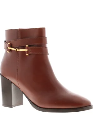 Ted Baker Damenstiefel Anisea Leder Blockabsatz Tan