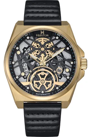 heritor automatic Automatische Romero-Heritor-Uhr mit Lederarmband