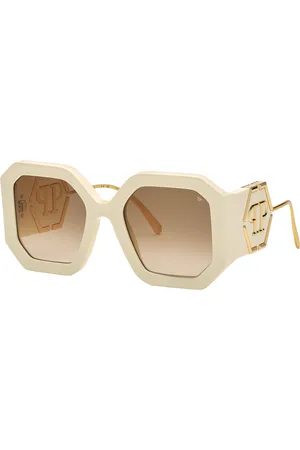 Philipp Plein Damen-Sonnenbrillen 54/22/140 mm Acetat und Metall